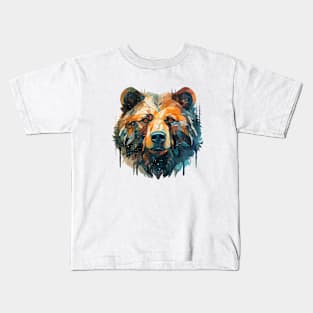 Grizzly Bear Animal World Wildlife Beauty Discovery Kids T-Shirt